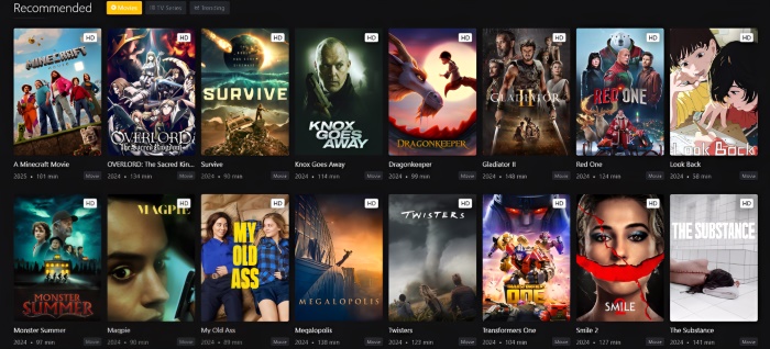 banner movies 2025 on M4UHD
